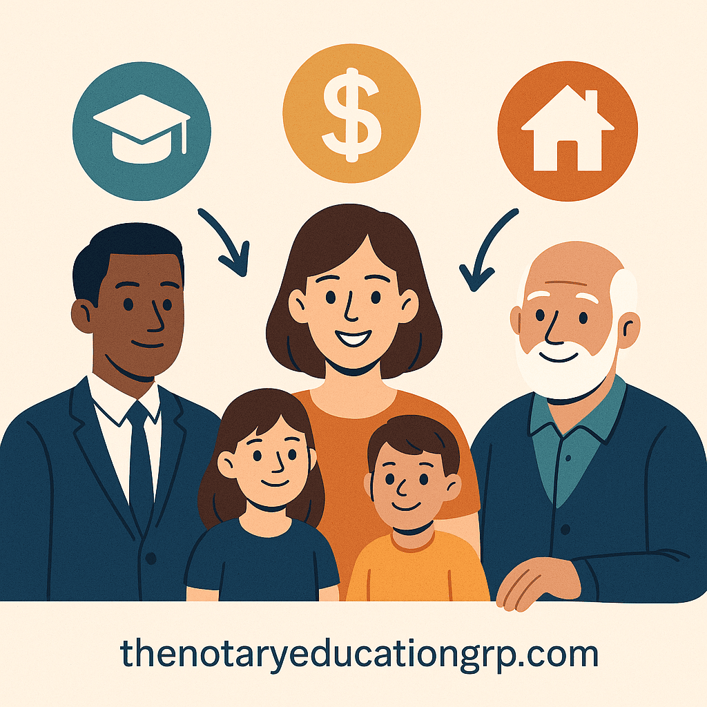 Different customer demographics including age, financial status, education, and family size influencing target audience.